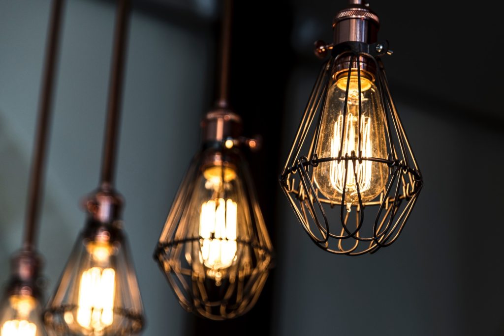 Lightbulbs representing ideas